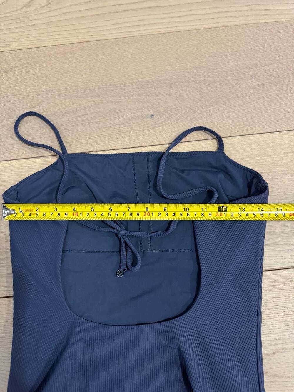 Lululemon Ribbed One-Piece Swimsuit Navy Blue - Picture 9 of 11